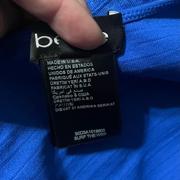 Bebe Royal Blue Sleeveless Mini Dress - Picture 4 of 5